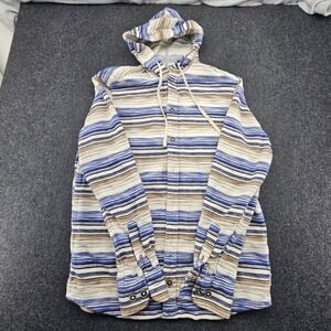 Rowm Hoodie Mens Small‎  Cotton Pullover Long Sleeve Lightweight